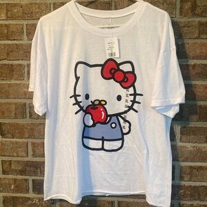 Hello Kitty tshirt nwt XXL crop